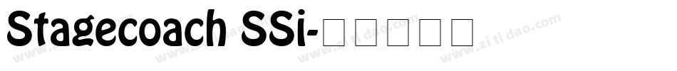 Stagecoach SSi字体转换